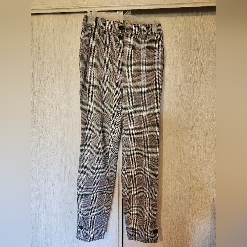 Reitmans Regular Slim Plaid Dress Pants - Size 2